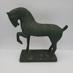 Bronze Chinese Imperial Horse of Xian Statue Franklin Mint 1985 Vintage Rare 6"